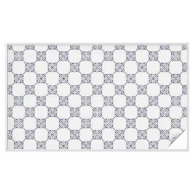 Anti inkijk raamfolie Geometrische tegels