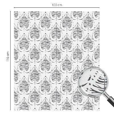 Zonwerende raamfolie Bladrijke elegantie