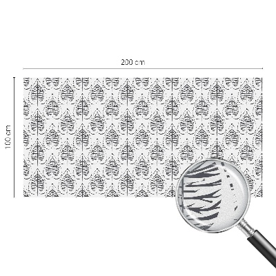 Zonwerende raamfolie Bladrijke elegantie