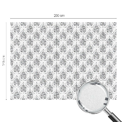 Zonwerende raamfolie Bladrijke elegantie