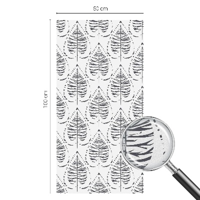 Zonwerende raamfolie Bladrijke elegantie