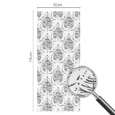 Zonwerende raamfolie Bladrijke elegantie