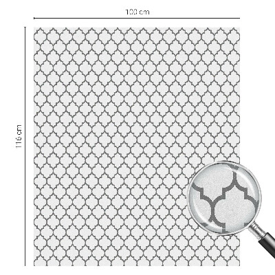 Zelfklevende raamfolie glas in lood Geometrisch patroon