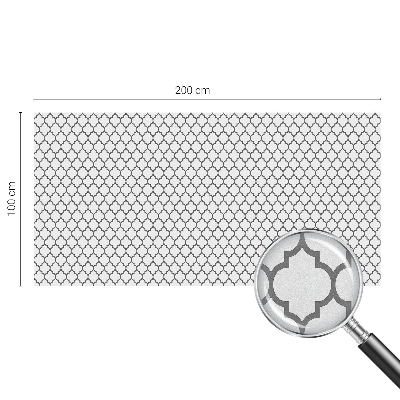 Zelfklevende raamfolie glas in lood Geometrisch patroon