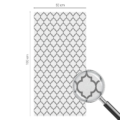 Zelfklevende raamfolie glas in lood Geometrisch patroon