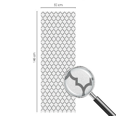 Zelfklevende raamfolie glas in lood Geometrisch patroon