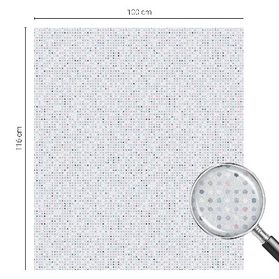 Zelfklevende anti inkijk folie glas in lood Pastelstippen