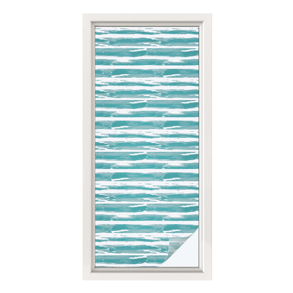 Anti inkijk raamfolie Groene strepen