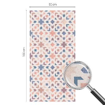 Zelfklevende anti inkijk folie glas in lood Kleurrijke patronen