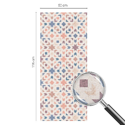 Zelfklevende anti inkijk folie glas in lood Kleurrijke patronen