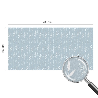 Zonwerende raamfolie glas in lood Plantenpatroon