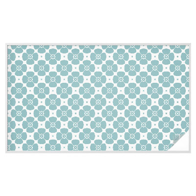 Zelfklevende raamfolie glas in lood Bloemensymmetrie