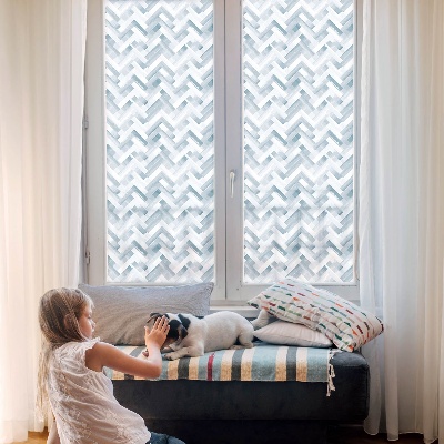 Anti inkijk raamfolie Geometrisch patroon