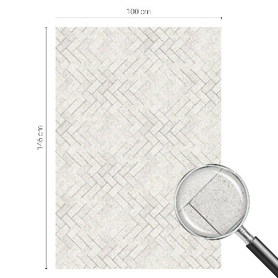 Zonwerende raamfolie glas in lood Visgraatmotief