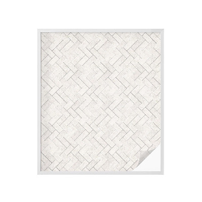 Zonwerende raamfolie glas in lood Visgraatmotief