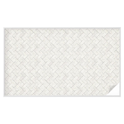 Zonwerende raamfolie glas in lood Visgraatmotief