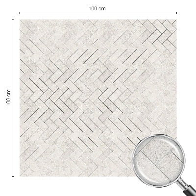 Zonwerende raamfolie glas in lood Visgraatmotief