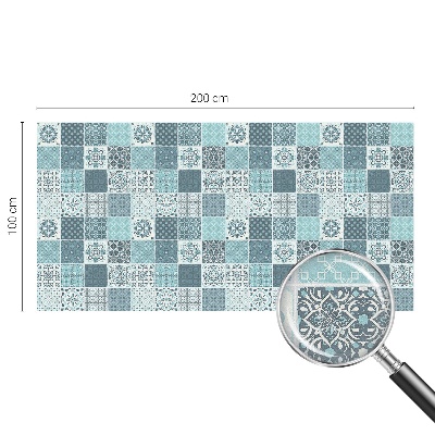 Zelfklevende anti inkijk folie glas in lood Boho tegels