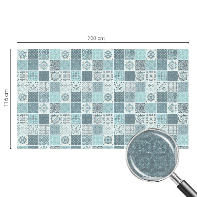 Zelfklevende anti inkijk folie glas in lood Boho tegels