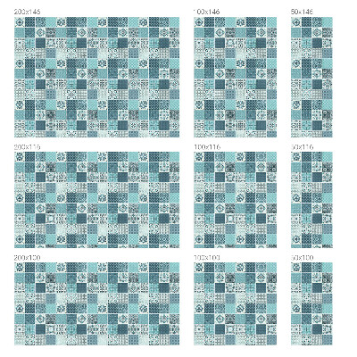 Zelfklevende anti inkijk folie glas in lood Boho tegels