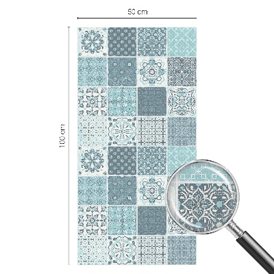 Zelfklevende anti inkijk folie glas in lood Boho tegels