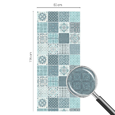Zelfklevende anti inkijk folie glas in lood Boho tegels