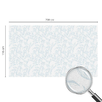 Anti inkijk raamfolie Etherische bladeren