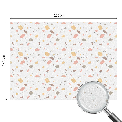 Zelfklevende raamfolie glas in lood Abstracte terrazzo