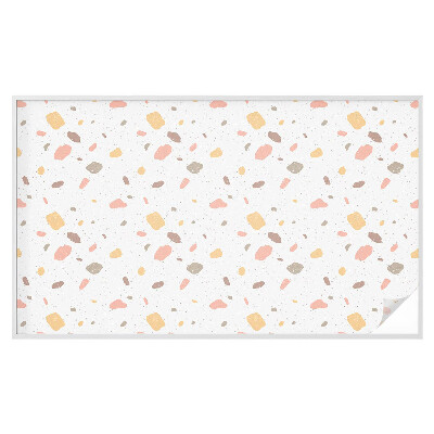 Zelfklevende raamfolie glas in lood Abstracte terrazzo