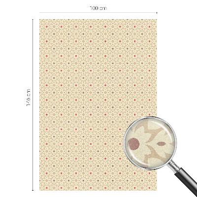 Zelfklevende anti inkijk folie glas in lood Bloemenpatronen