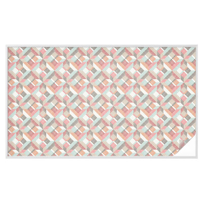 Zelfklevende raamfolie glas in lood Geometrische ruiten