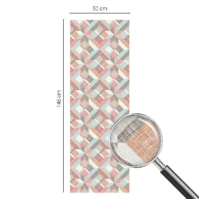 Zelfklevende raamfolie glas in lood Geometrische ruiten
