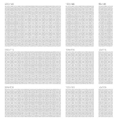 Anti inkijk raamfolie Bloemensymmetrie