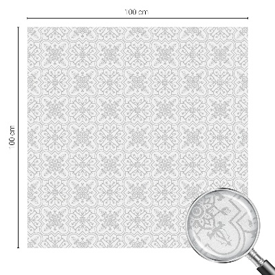 Anti inkijk raamfolie Bloemensymmetrie