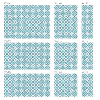 Zelfklevende anti inkijk folie glas in lood Klassieke symmetrie