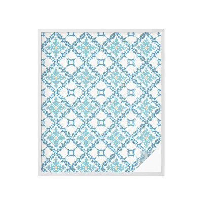 Zelfklevende anti inkijk folie glas in lood Klassieke symmetrie