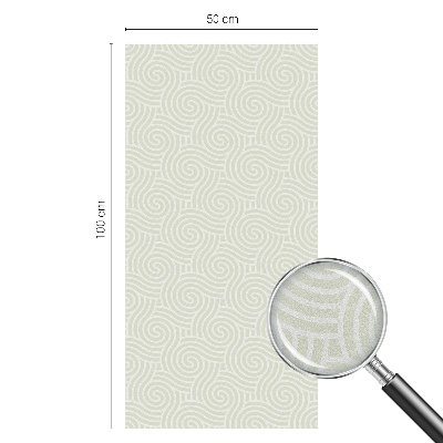 Zonwerende raamfolie Gebogen lijnen