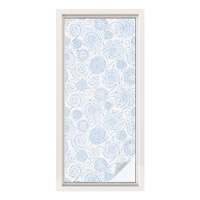 Anti inkijk raamfolie Spiraalpatronen