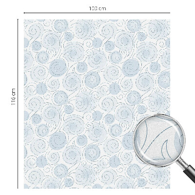 Anti inkijk raamfolie Spiraalpatronen