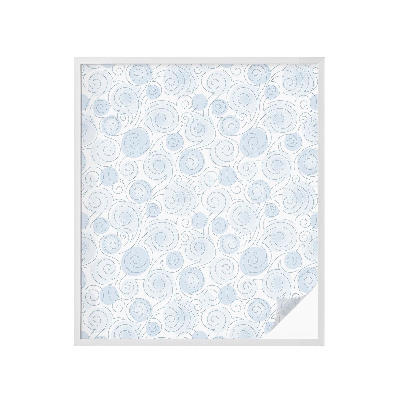 Anti inkijk raamfolie Spiraalpatronen