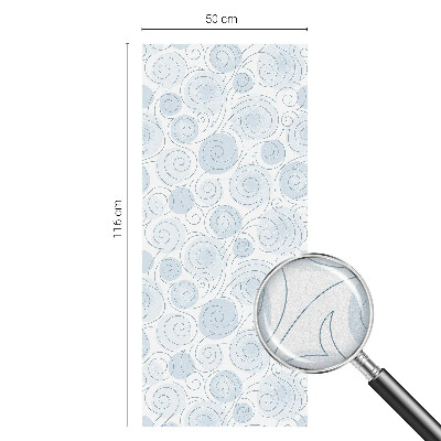 Anti inkijk raamfolie Spiraalpatronen