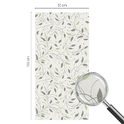 Zonwerende raamfolie Bladeren van scheuten