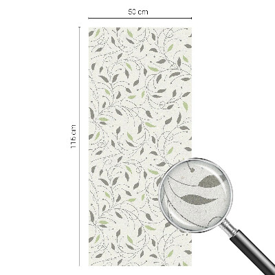 Zonwerende raamfolie Bladeren van scheuten