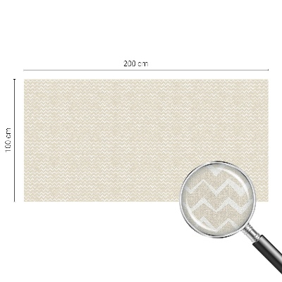 Zonwerende raamfolie glas in lood Beige zigzag