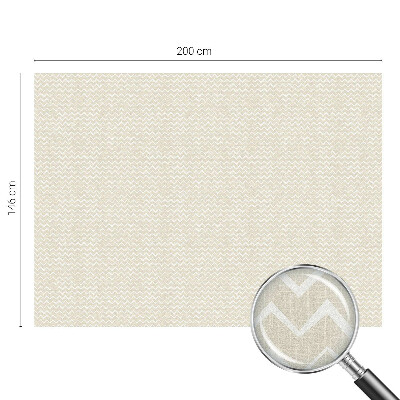 Zonwerende raamfolie glas in lood Beige zigzag