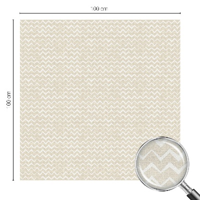 Zonwerende raamfolie glas in lood Beige zigzag