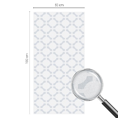 Zelfklevende raamfolie glas in lood Geometrische elegantie