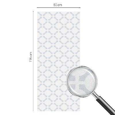 Zelfklevende raamfolie glas in lood Geometrische elegantie