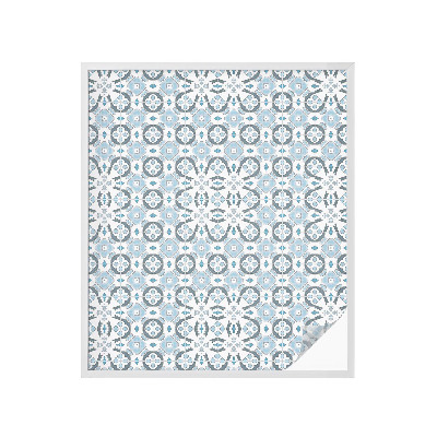 Zonwerende raamfolie glas in lood Geometrische patronen