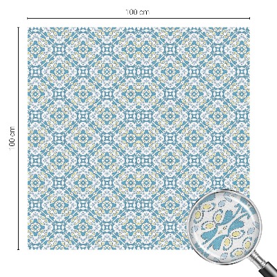 Zelfklevende anti inkijk folie glas in lood Geometrische rozetten